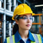 화학공학 자격증 종류 - **Process Safety Inspection in a Modern Chemical Plant:**
    A highly skilled female chemical engin...