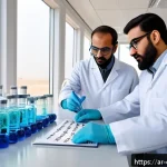 화학공학 유망 직종 - A cutting-edge chemical engineering laboratory in a modern industrial facility located in the Middle...