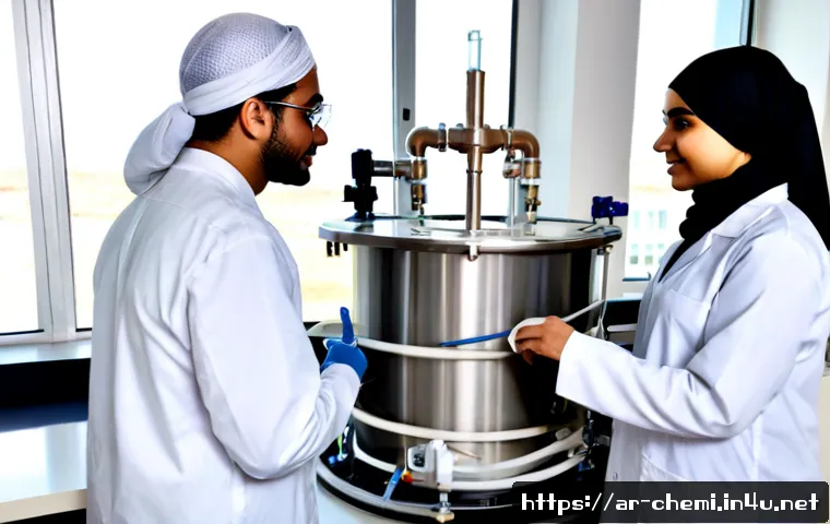 Home 17 화학공학 교육 프로그램 - Photorealistic chemical engineering education program in a modern Gulf university laboratory, Arab m...